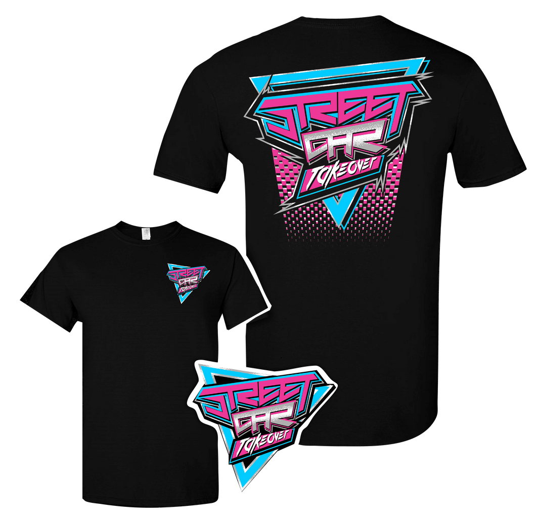 SCT 90's Retro Shirt - Black